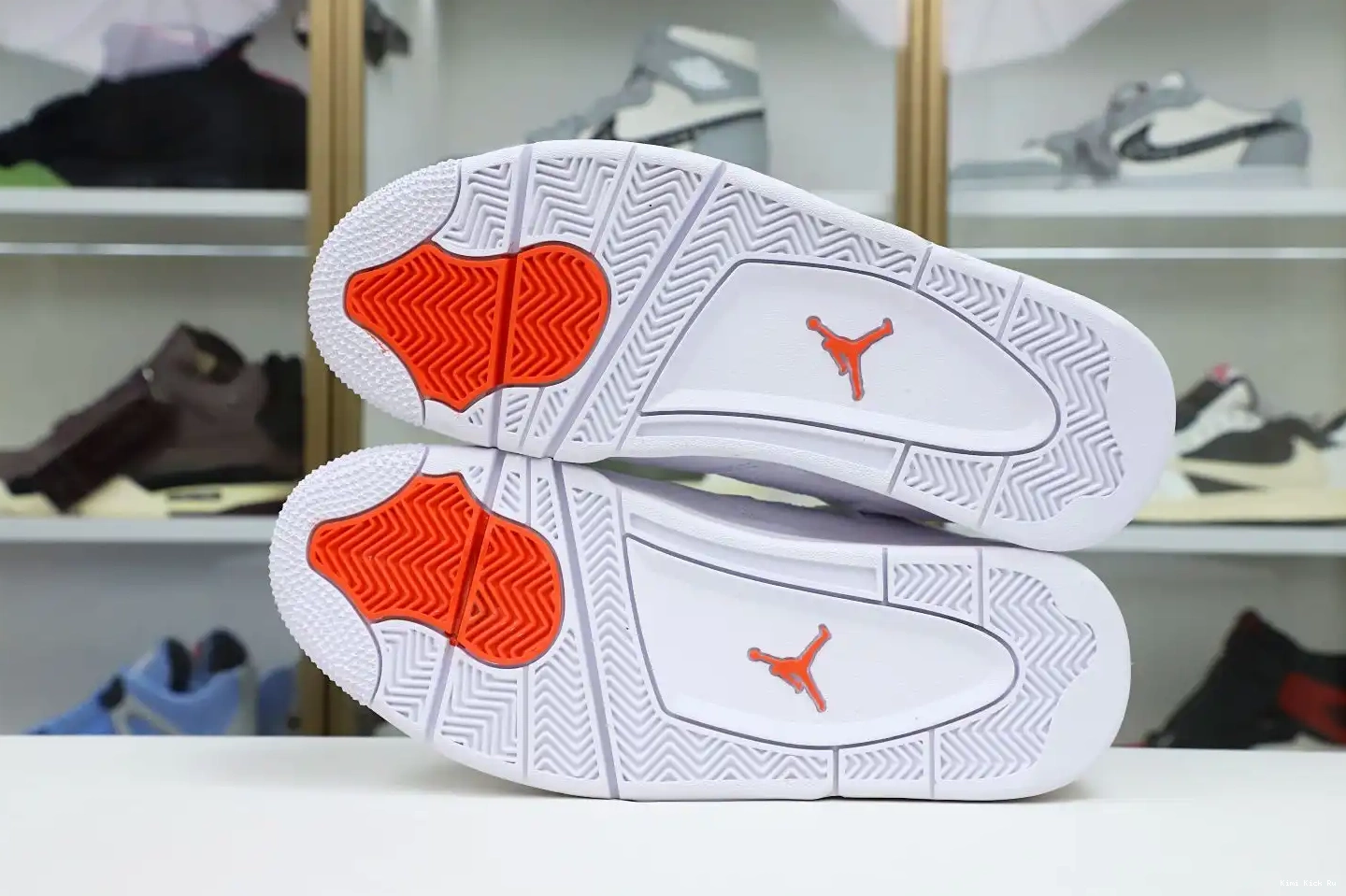 Jordan Kimikick metallic Jordan 4 Air retro“orange 0702
